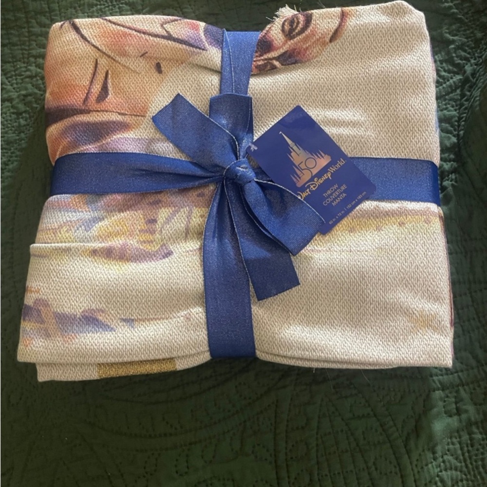 Walt Disney World 50th Anniversary - Partners Statue Tapestry Throw Blanket